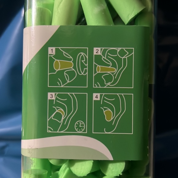 122pc Soft Foam Ear Plugs - Picture 2 of 3